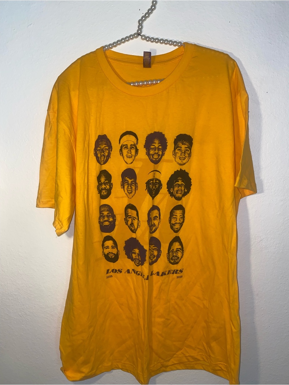Lakers 2026 Playoffs Round 1 Game 1 vs Rockets 4-18-26 Shirt - Extra Large